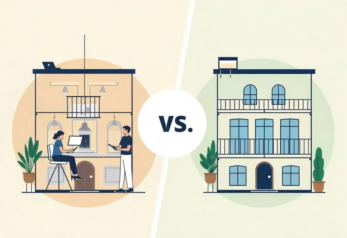 ¿Cuál es la diferencia entre arquitectura e interiorismo?